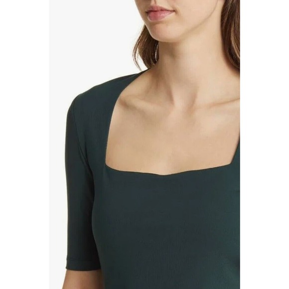 HUGO BOSS Finula Top In Gree new - size Medium- B27 (5) - Picture 3 of 9